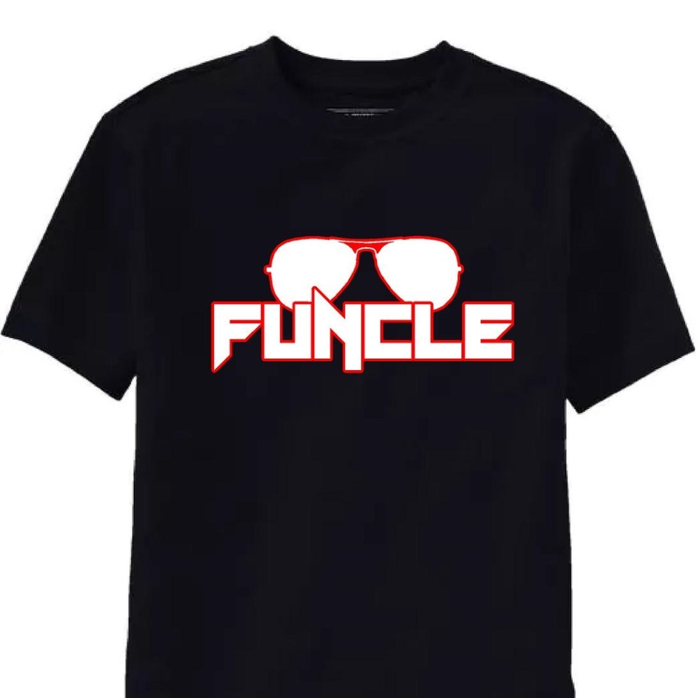 Funcle with shades tshirt